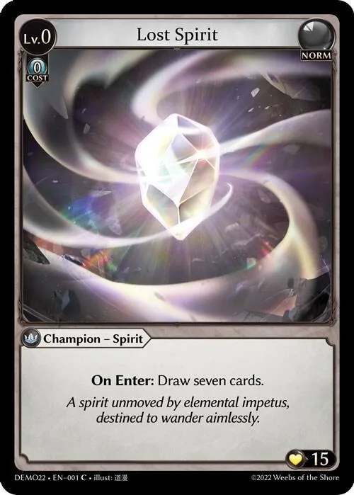 Lost Spirit #1 – 2022 Demo Deck