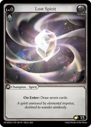 Lost Spirit #1 – 2022 Demo Deck