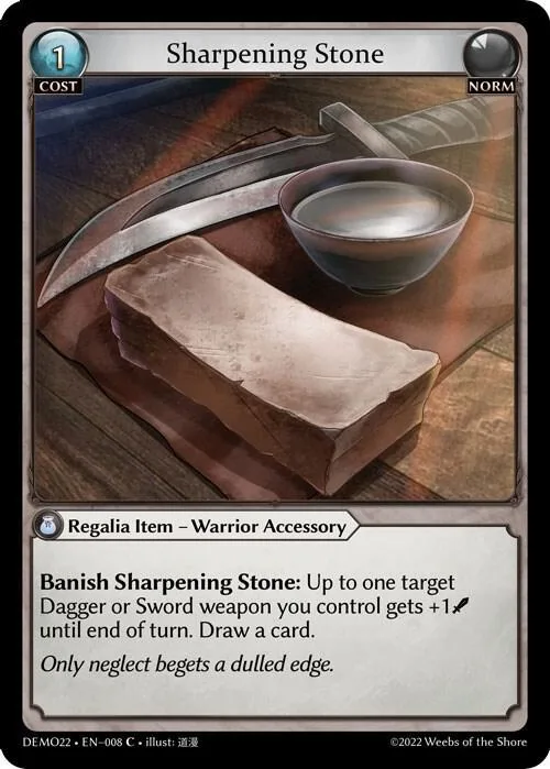 Sharpening Stone #8 – 2022 Demo Deck