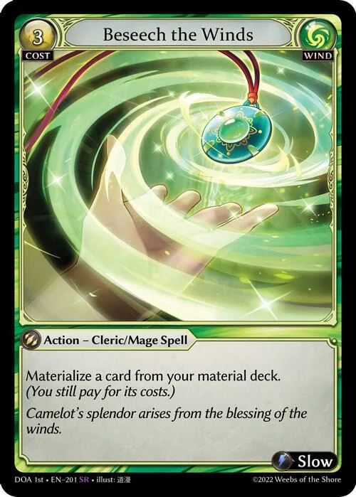 Beseech the Winds #201 – Dawn of Ashes 1st Edition