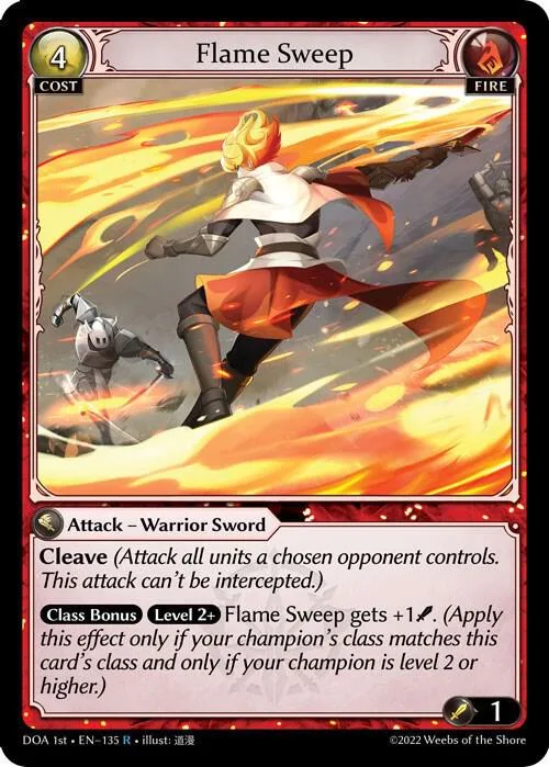Flame Sweep #135 – Dawn of Ashes 1st Edition