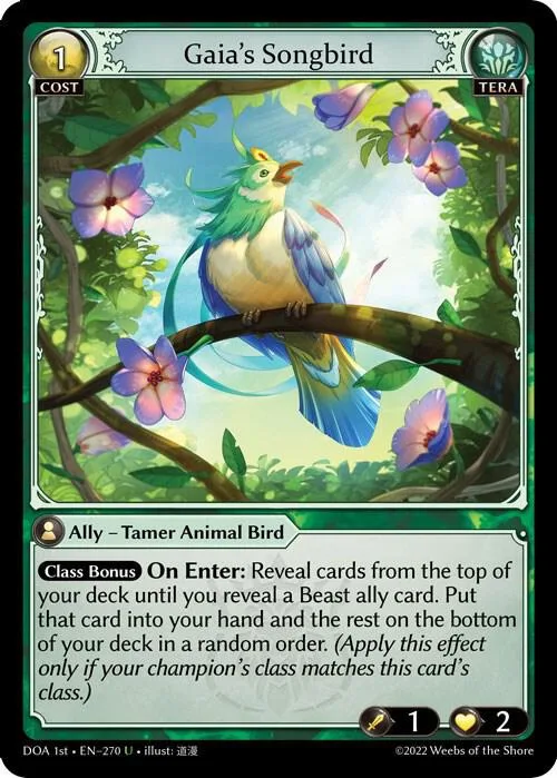 Gaia's Songbird #270 – Dawn of Ashes 1st Edition