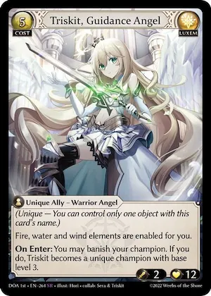Triskit, Guidance Angel #264 – Dawn of Ashes 1st Edition
