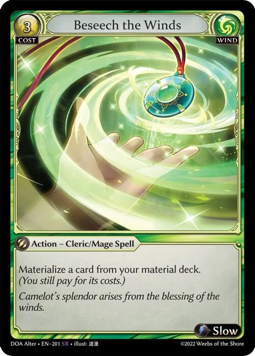 Beseech the Winds #201 – Dawn of Ashes Alter Edition