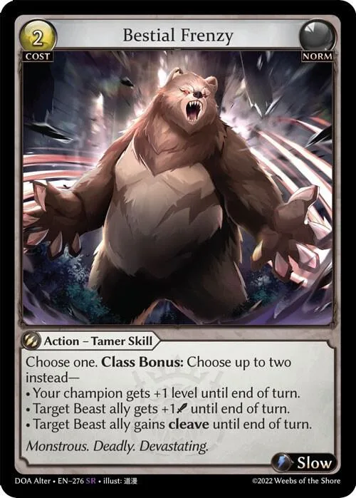 Bestial Frenzy #276 – Dawn of Ashes Alter Edition
