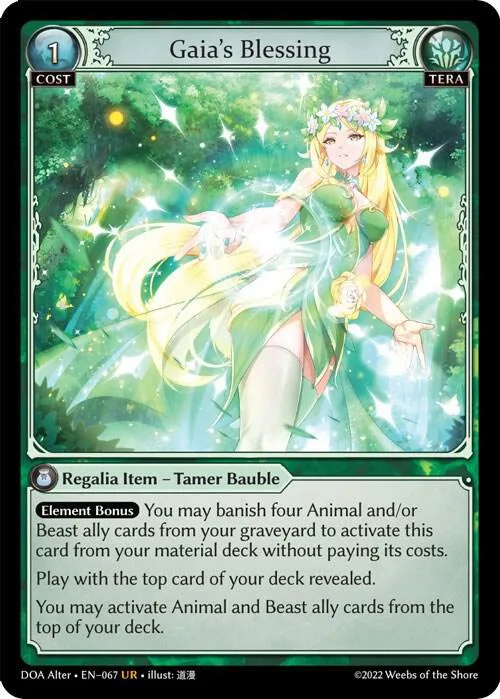 Gaia's Blessing #67 – Dawn of Ashes Alter Edition