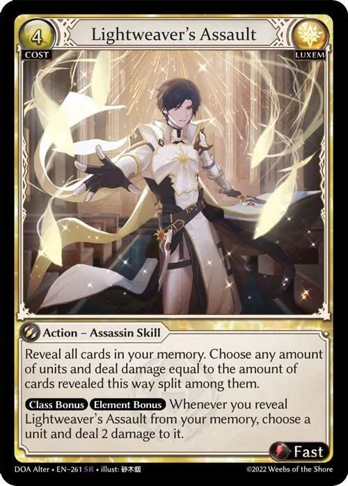 Lightweaver's Assault #261 – Dawn of Ashes Alter Edition