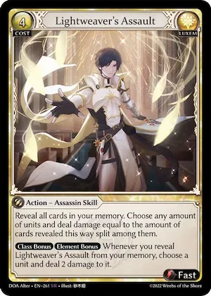 Lightweaver's Assault #261 – Dawn of Ashes Alter Edition