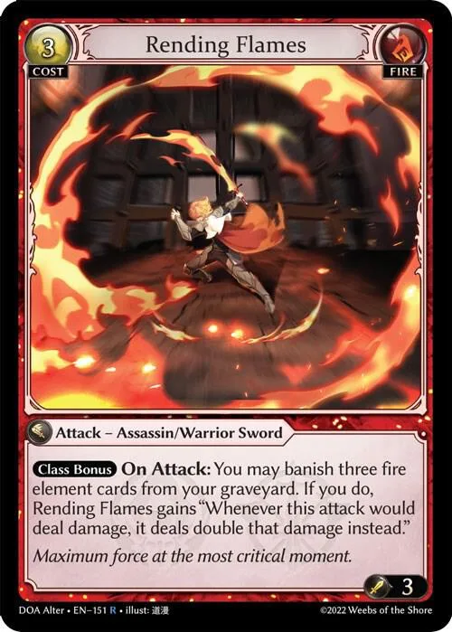 Rending Flames #151 – Dawn of Ashes Alter Edition