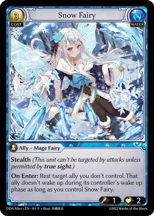 Snow Fairy #191 – Dawn of Ashes Alter Edition
