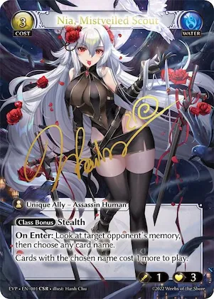 Nia, Mistveiled Scout #1 – Dawn of Ashes Event Pack