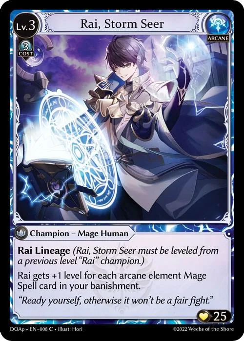 Rai, Storm Seer #8 – Dawn of Ashes Prelude