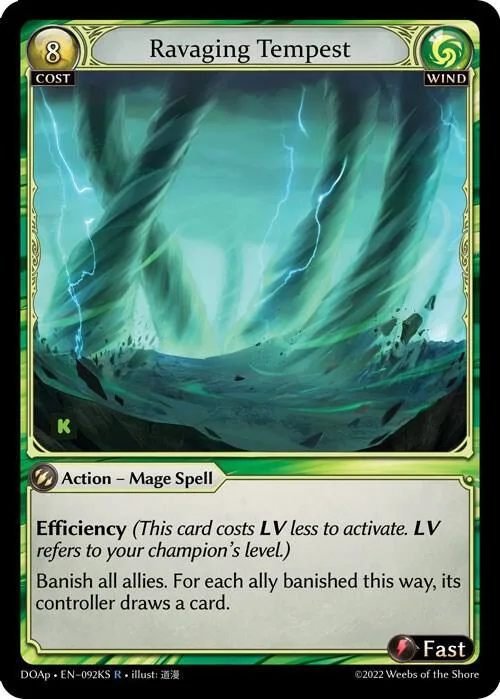 Ravaging Tempest #92ks – Dawn of Ashes Prelude