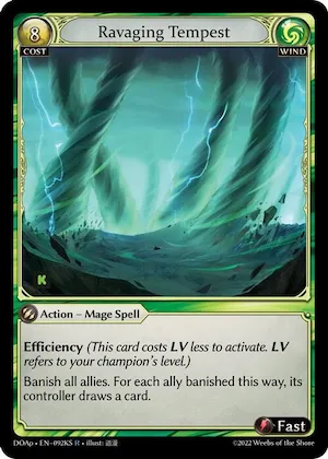 Ravaging Tempest #92ks – Dawn of Ashes Prelude