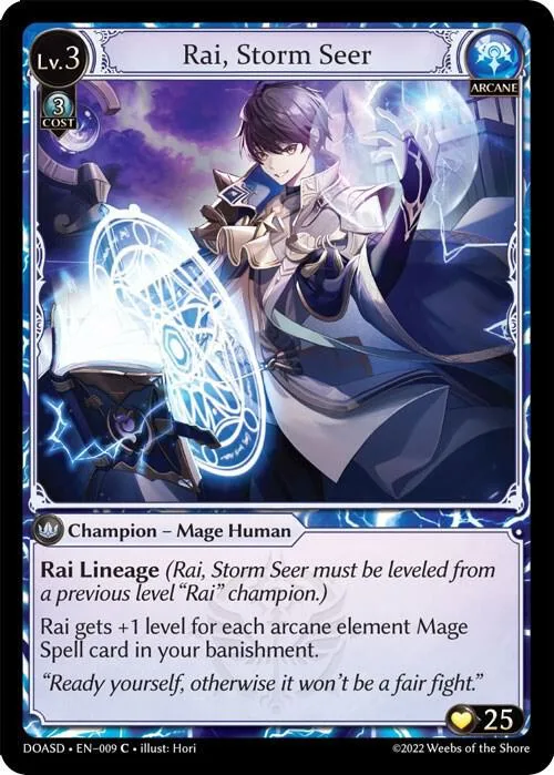 Rai, Storm Seer #9 – Dawn of Ashes Starter Decks