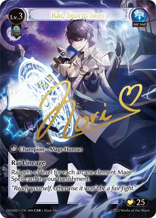 Rai, Storm Seer (CSR) #9 – Dawn of Ashes Starter Decks