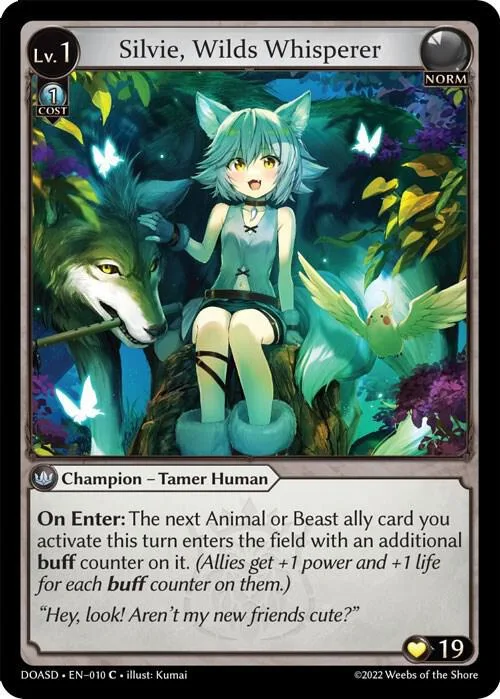 Silvie, Wilds Whisperer #10 – Dawn of Ashes Starter Decks