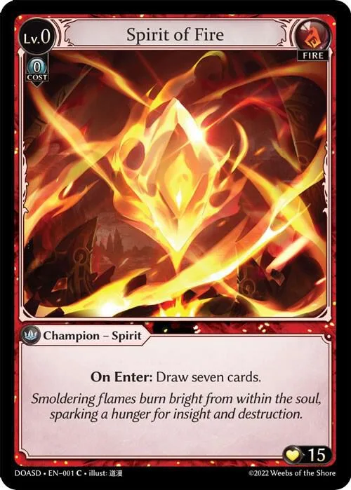 Spirit of Fire #1 – Dawn of Ashes Starter Decks