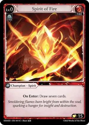 Spirit of Fire #1 – Dawn of Ashes Starter Decks