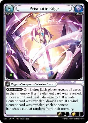 Prismatic Edge #7 – Kickstarter Promotional Cards