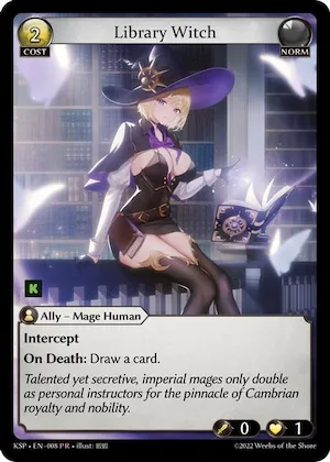 Library Witch #8 – Kickstarter Promotional Cards