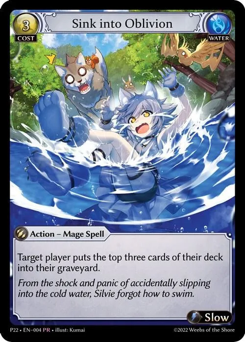 Sink into Oblivion #4 – Promotional Cards