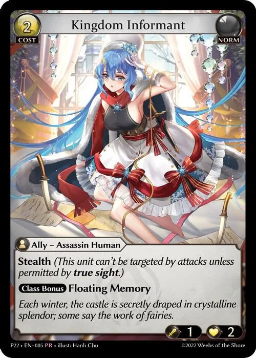 Kingdom Informant #5 – Promotional Cards