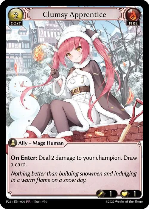 Clumsy Apprentice #6 – Promotional Cards