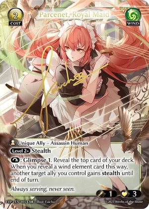 Parcenet, Royal Maid (CSR) #5 – Promotional Cards