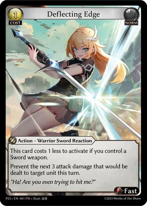 Deflecting Edge #80 – Promotional Cards