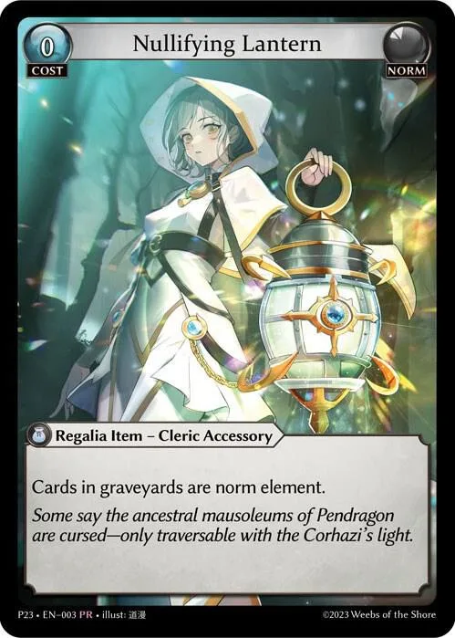 Nullifying Lantern #3 – Promotional Cards