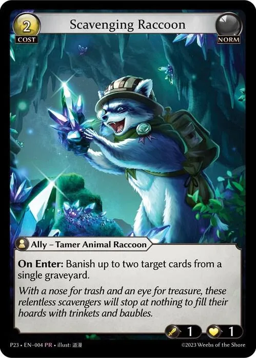 Scavenging Raccoon #4 – Promotional Cards