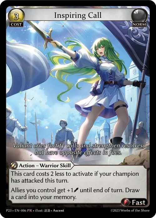 Inspiring Call #6 – Promotional Cards