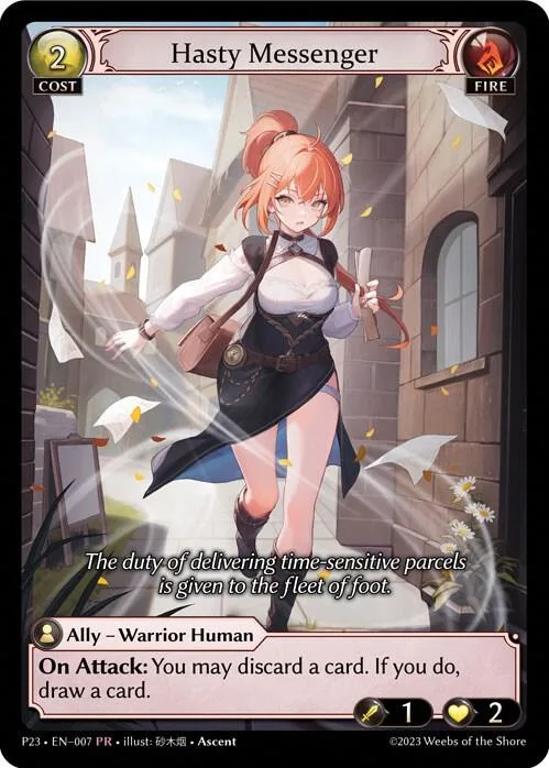 Hasty Messenger #139 – Promotional Cards