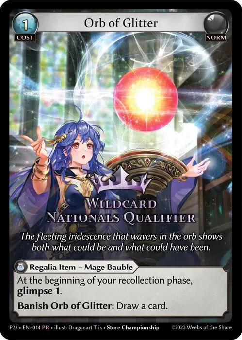 Orb of Glitter #14 – Promotional Cards