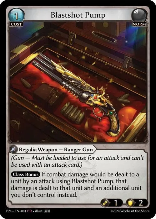 Blastshot Pump #1 – Promotional Cards