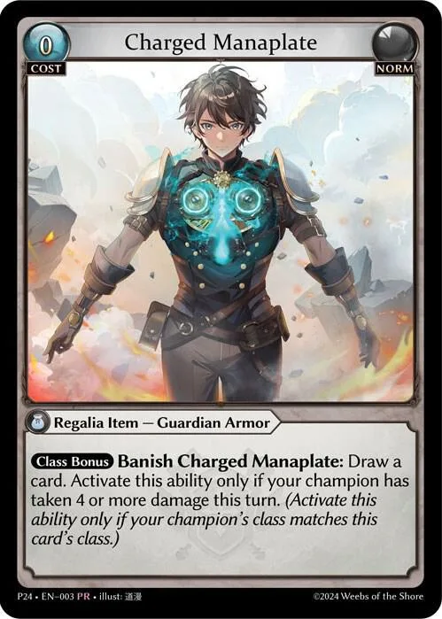 Charged Manaplate #3 – Promotional Cards