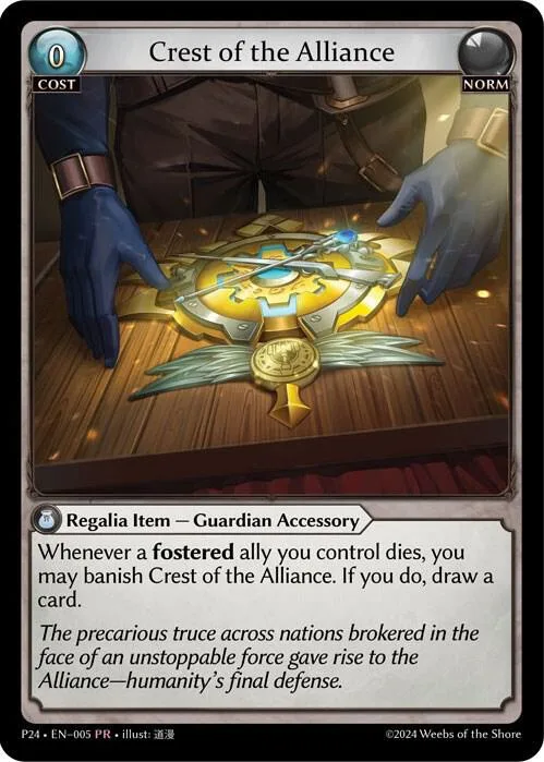 Crest of the Alliance #5 – Promotional Cards