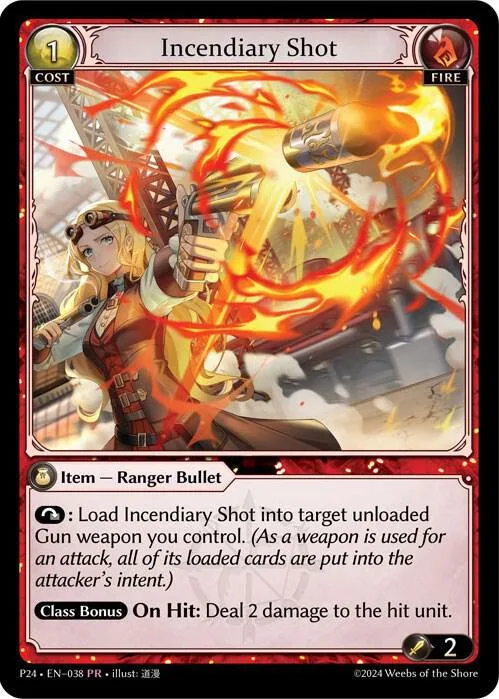 Incendiary Shot #38 – Promotional Cards