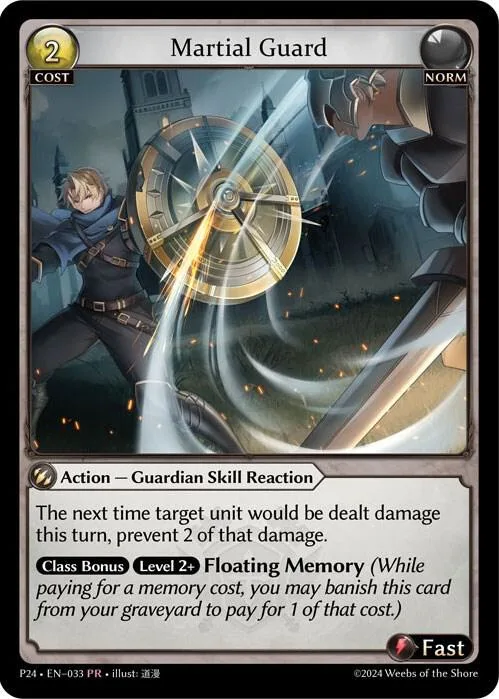 Martial Guard #33 – Promotional Cards