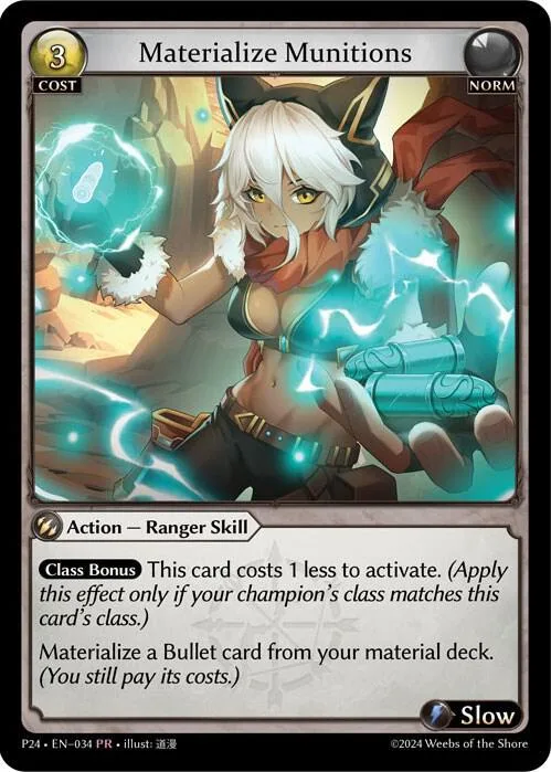 Materialize Munitions #34 – Promotional Cards