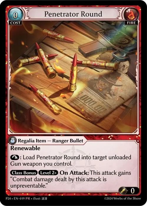 Penetrator Round #19 – Promotional Cards