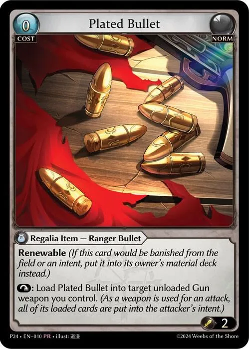 Plated Bullet #10 – Promotional Cards