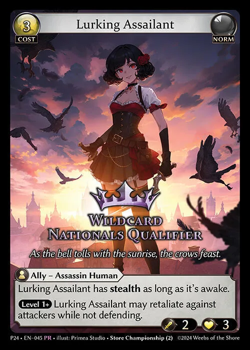 Lurking Assailant #45 – Promotional Cards