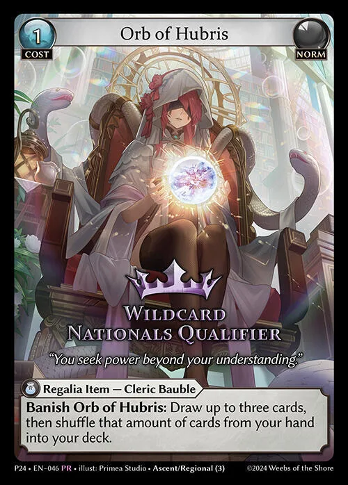 Orb of Hubris #46 – Promotional Cards