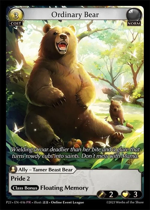 Ordinary Bear #16 – Promotional Cards