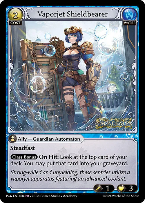 Vaporjet Shieldbearer #58 – Promotional Cards