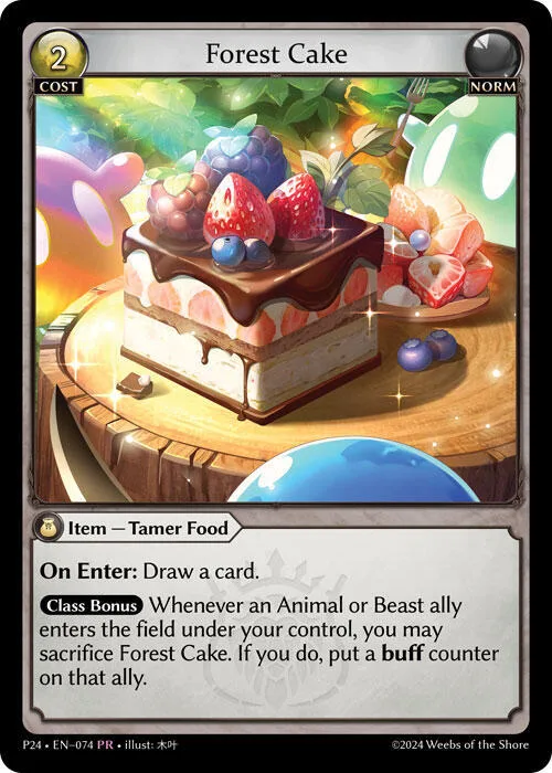 Forest Cake #74 – Promotional Cards