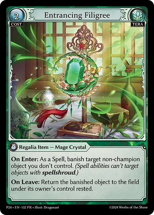 Entrancing Filigree #132 – Promotional Cards