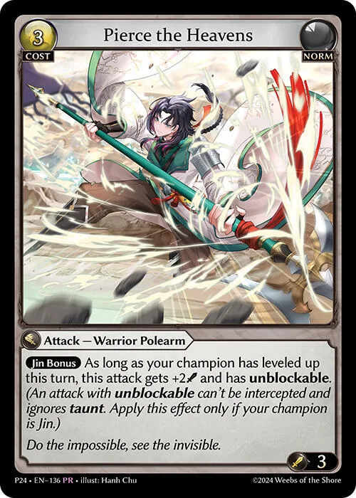 Pierce the Heavens #136 – Promotional Cards